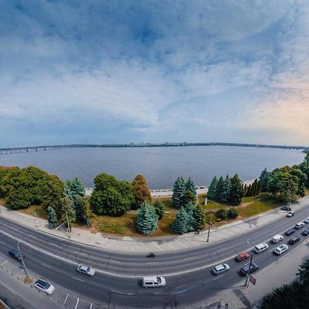 Сичеславская Набережная 39,Видовая,Центр Мост Сити Днепър Екстериор снимка